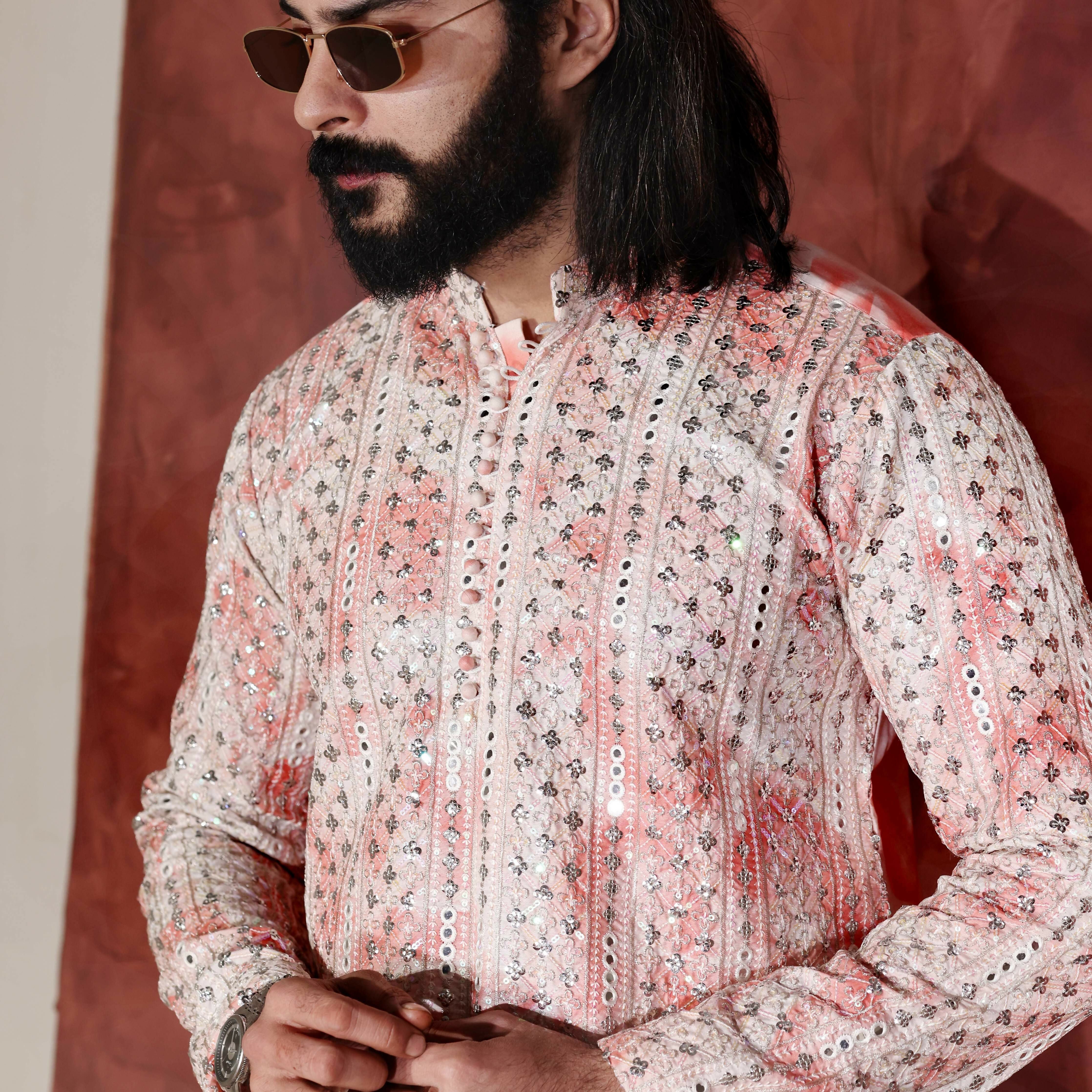 CK 766 Pink Chikankari Kurta