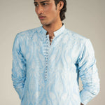 CK 767 Sky Blue Chikankari Kurta