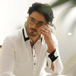 ER 802 Shining White Executive Shalwar Kameez