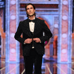 Black Velvet 3 Pieces Hand Work Suit