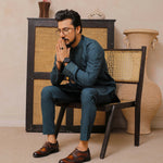 CK 500 Green Embroidered Executive Kurta Pajama