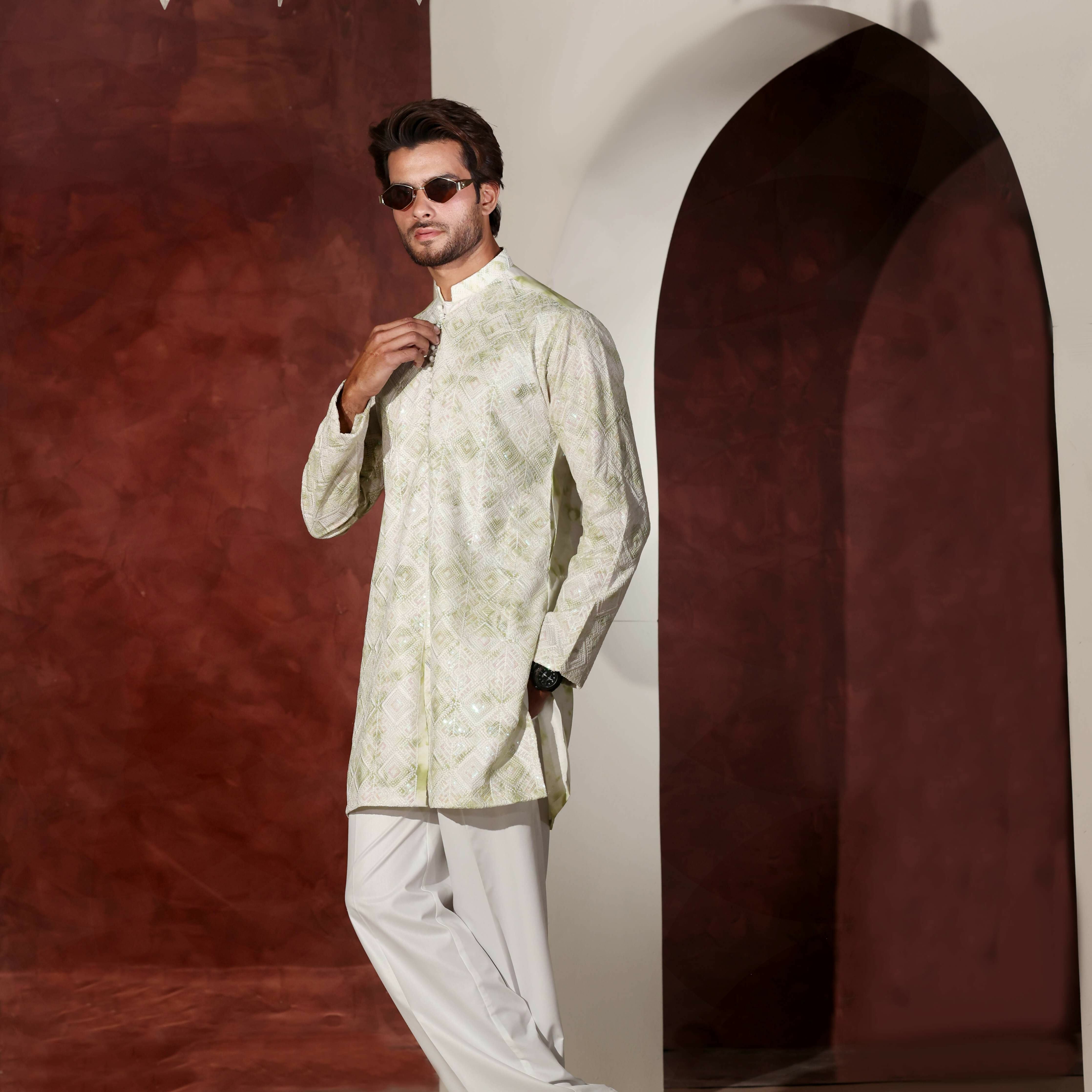 CK 769 Rangari Chikankari Kurta