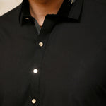 ER 805 Matt Black Executive Kameez Farshi Shalwar