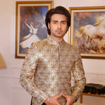 ER PC 3014 Grey Hand Work Prince Coat