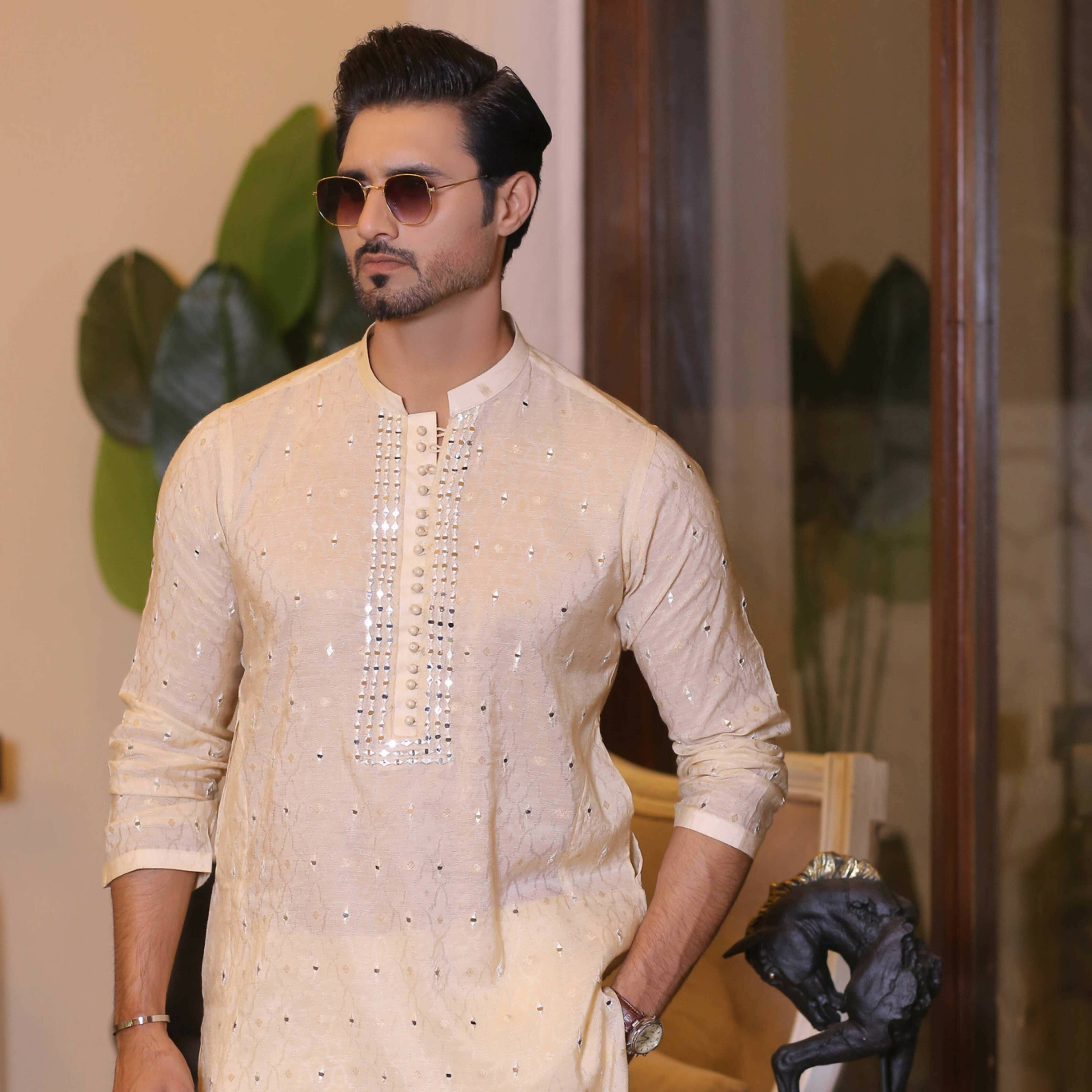 MR 62 Mirror Work Design Kurta Pajama