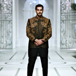 BCW PC 46 Black Front Open Hand Work Prince Coat