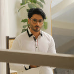 ER 802 Shining White Executive Shalwar Kameez