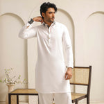 ER 810 Shining White Executive Shalwar Kameez