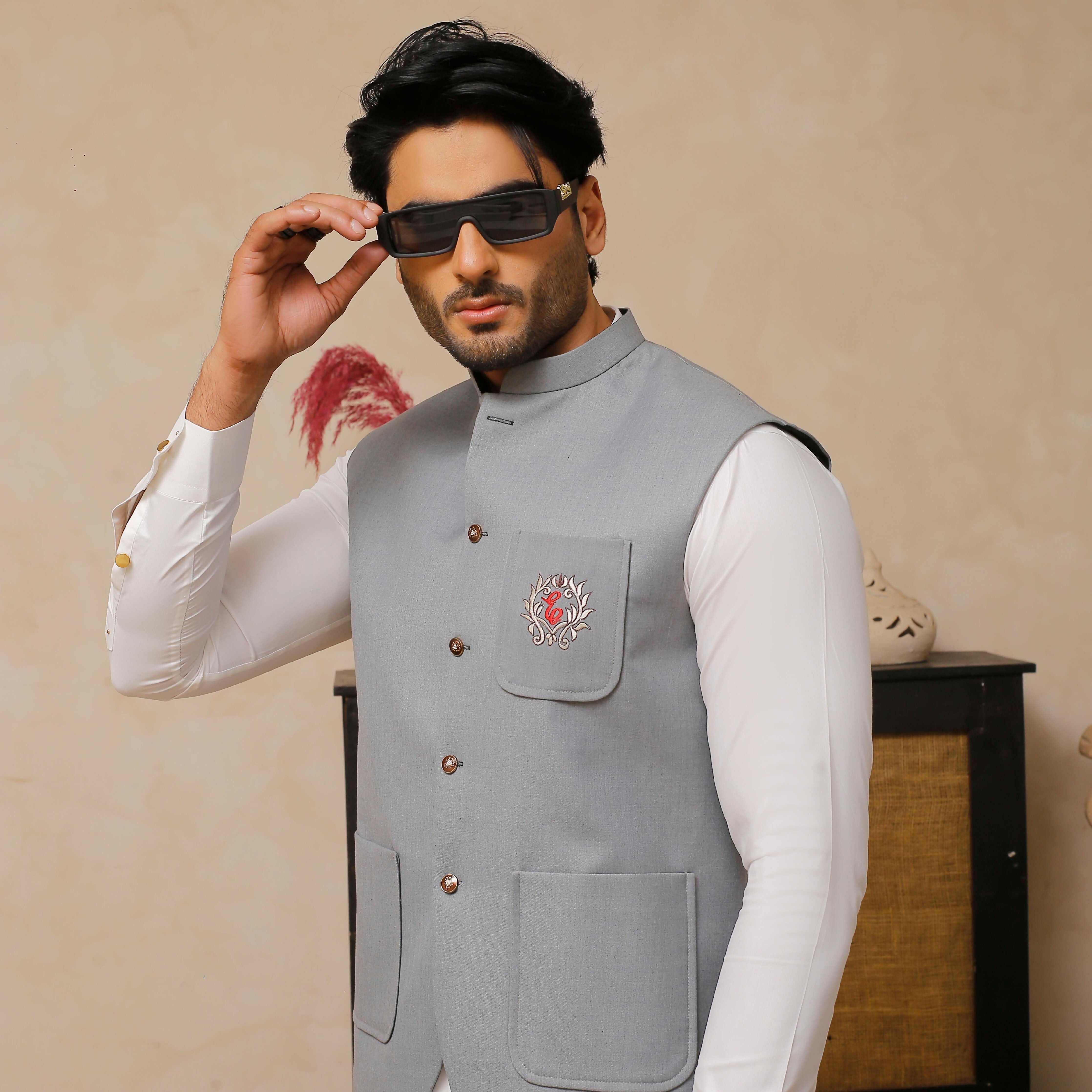 Formal Grey WaistCoat
