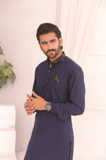 ER 689 BLue Kurta Pajama Man