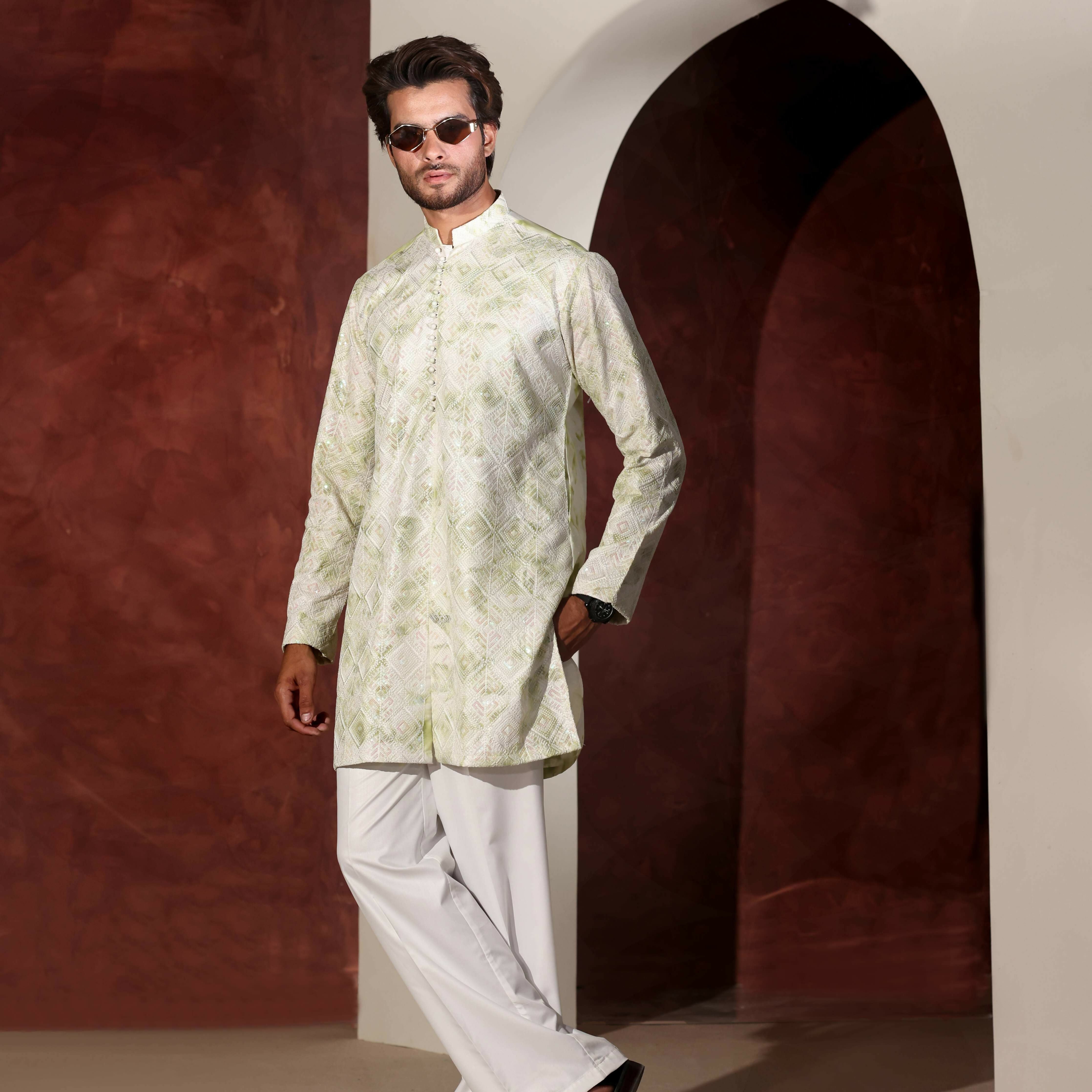 CK 769 Rangari Chikankari Kurta